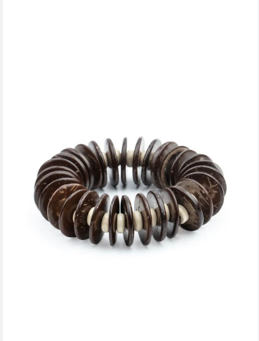 002- Brown and wood bracelet