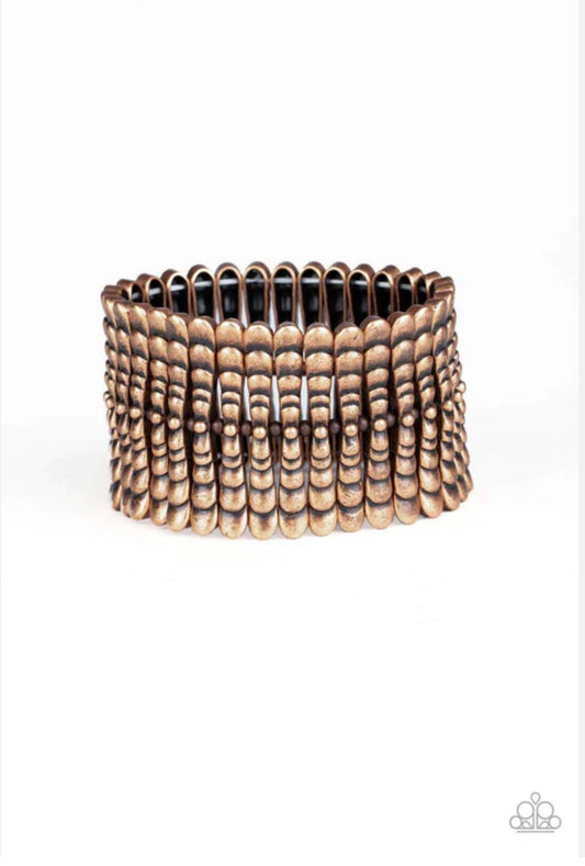 001- copper stretch bracelet