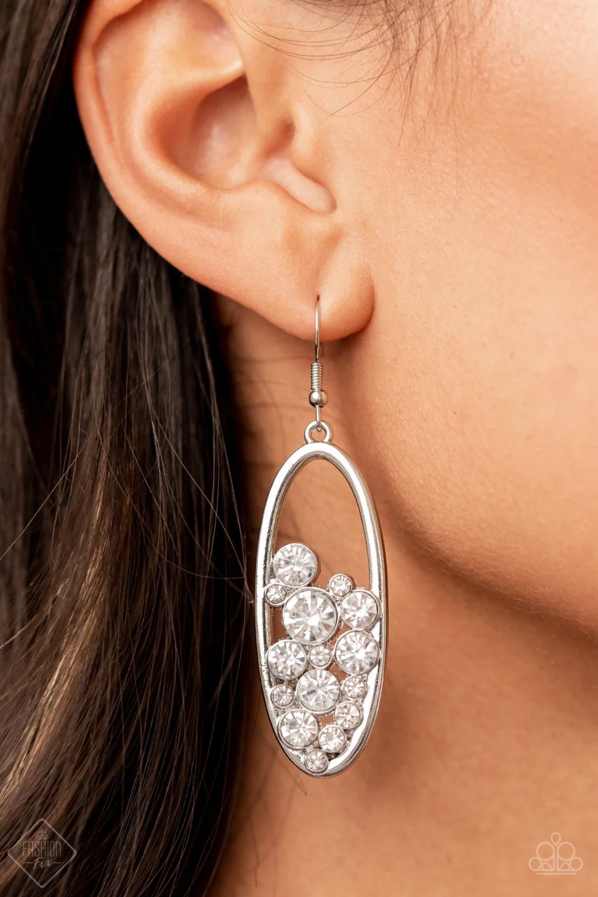 014-Rhinestone earrings