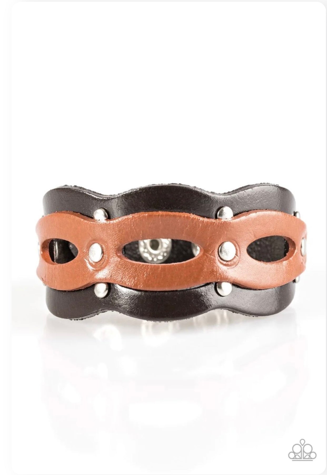 4461 black and brown bracelet